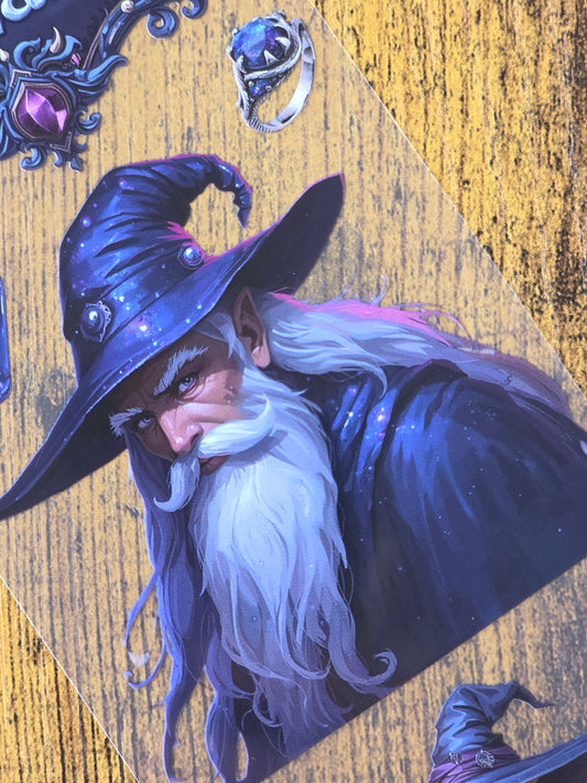 PET Tape Stickerband Midnight Wizard 7cm x 1,50m