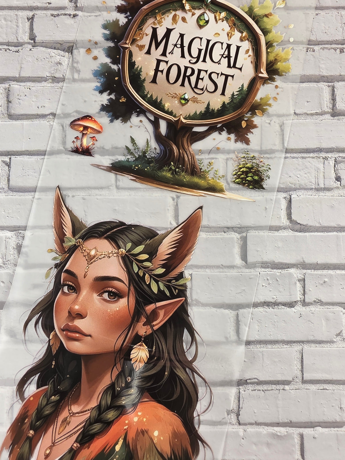 PET Tape Sticker Magical Forest 7cm x 1.50m