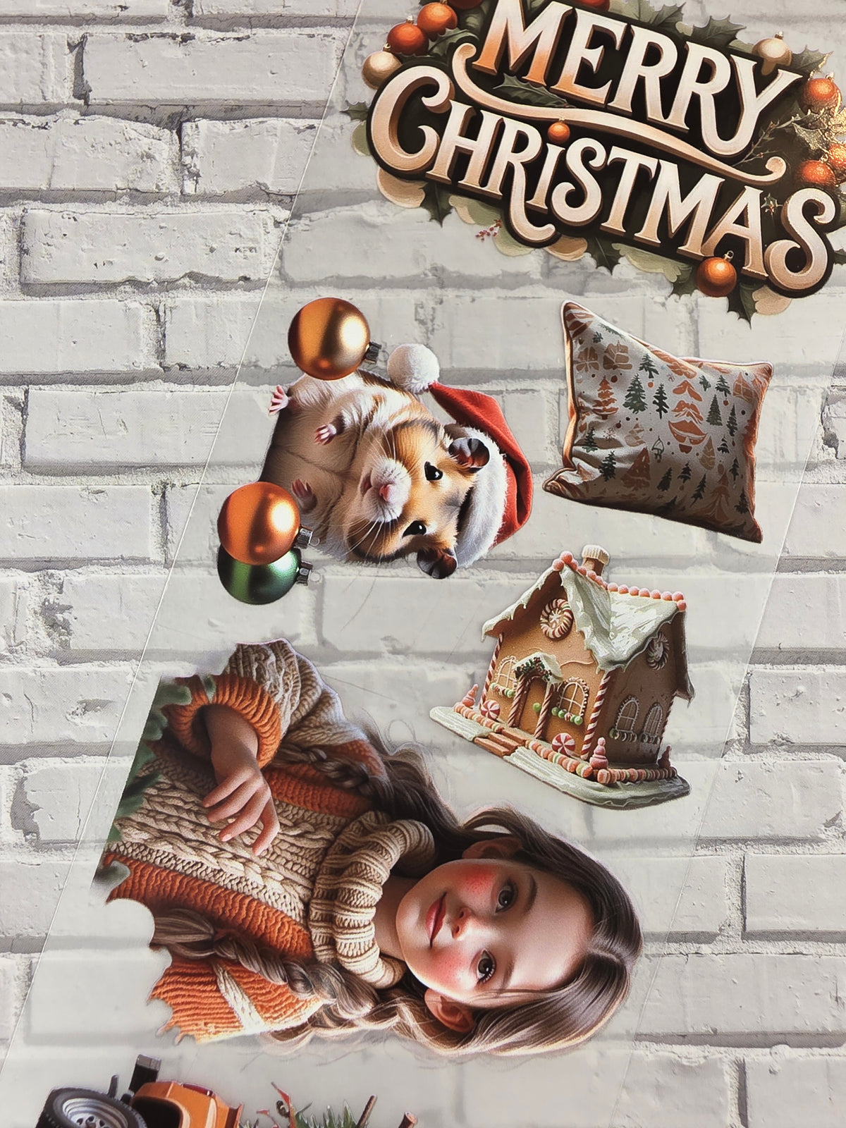 PET Tape Stickerband Weihnachtsabend / Christmas Eve 7cm x 1,50m