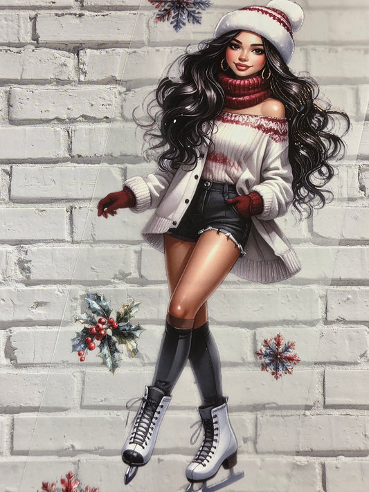 PET Tape 3D Stickerband New York Ladies Winter Edition 7cm x 1,50m