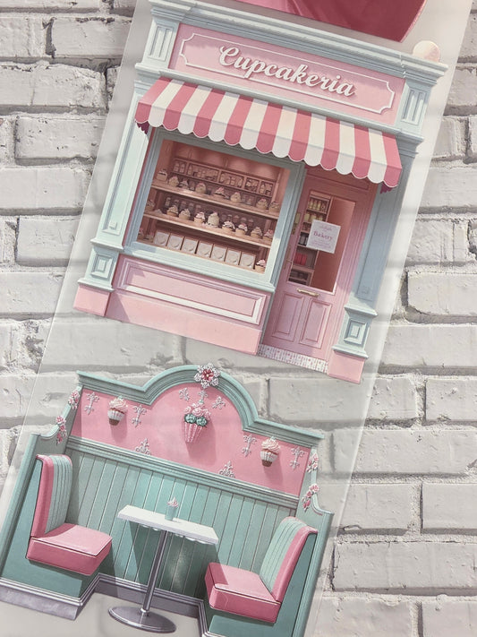 PET Tape Stickerband Cupcakeria 7cm x 1,50m