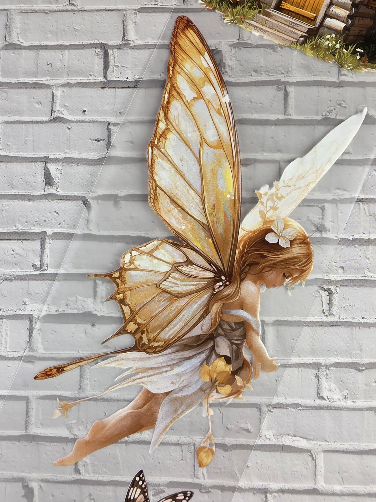 PET Tape Stickerband Schmetterlingsfeen / Butterfly Fairy 7cm x 1,50m