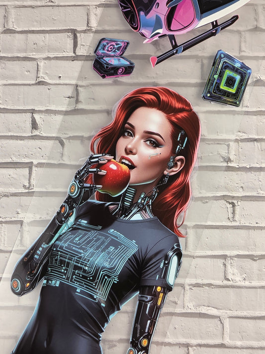 PET Tape Stickerband Cyberpunk 7cm x 1,50m