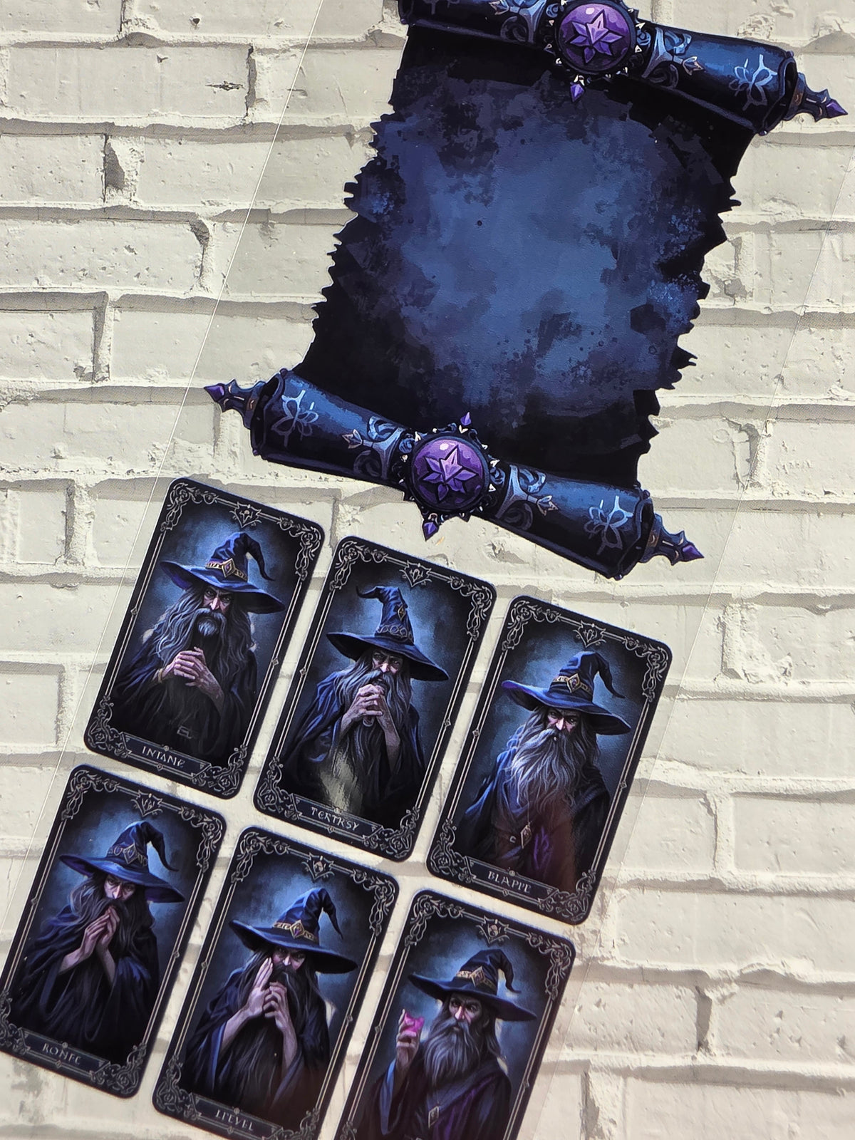 PET Tape Stickerband Midnight Wizard 7cm x 1,50m