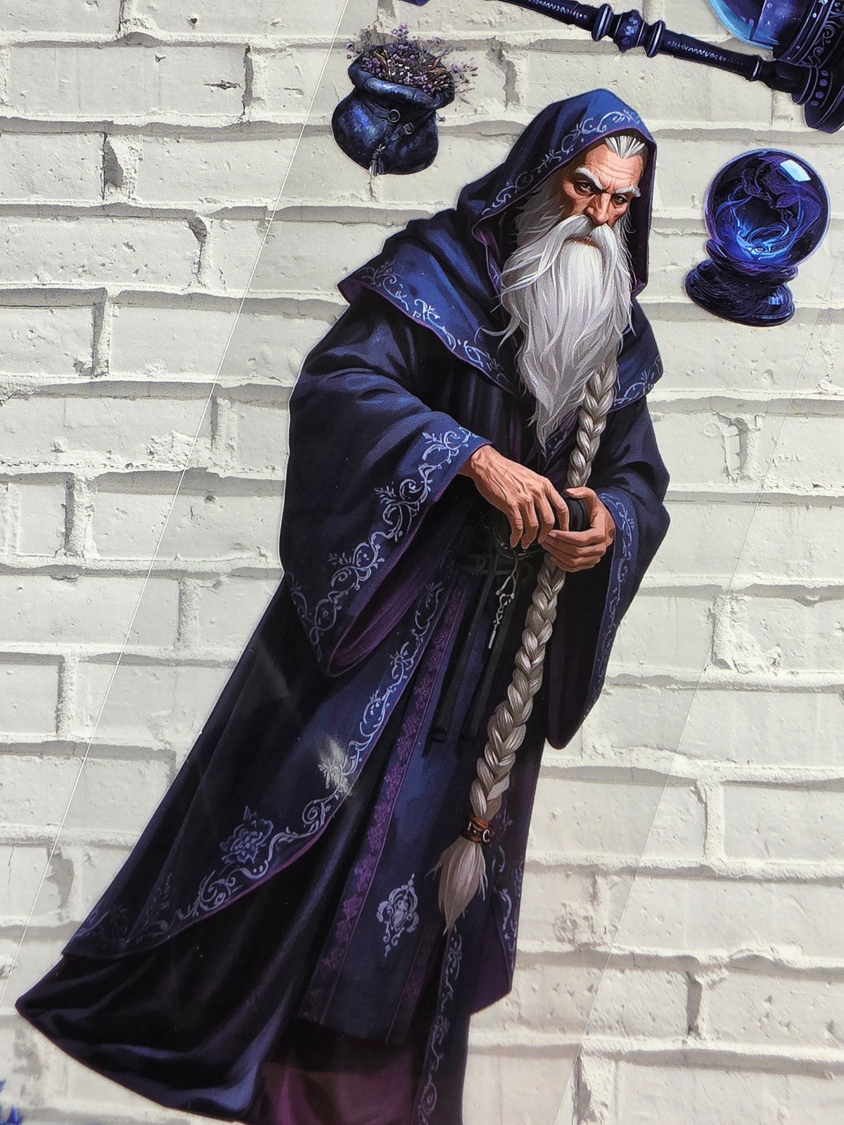 PET Tape Stickerband Midnight Wizard 7cm x 1,50m