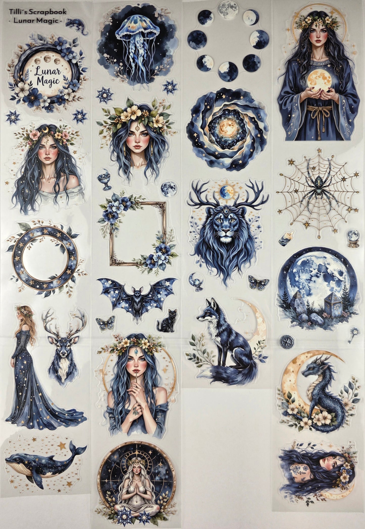 PET Tape 3D PRE-Cut Stickerband Lunar Magic 7cm x 1,50m