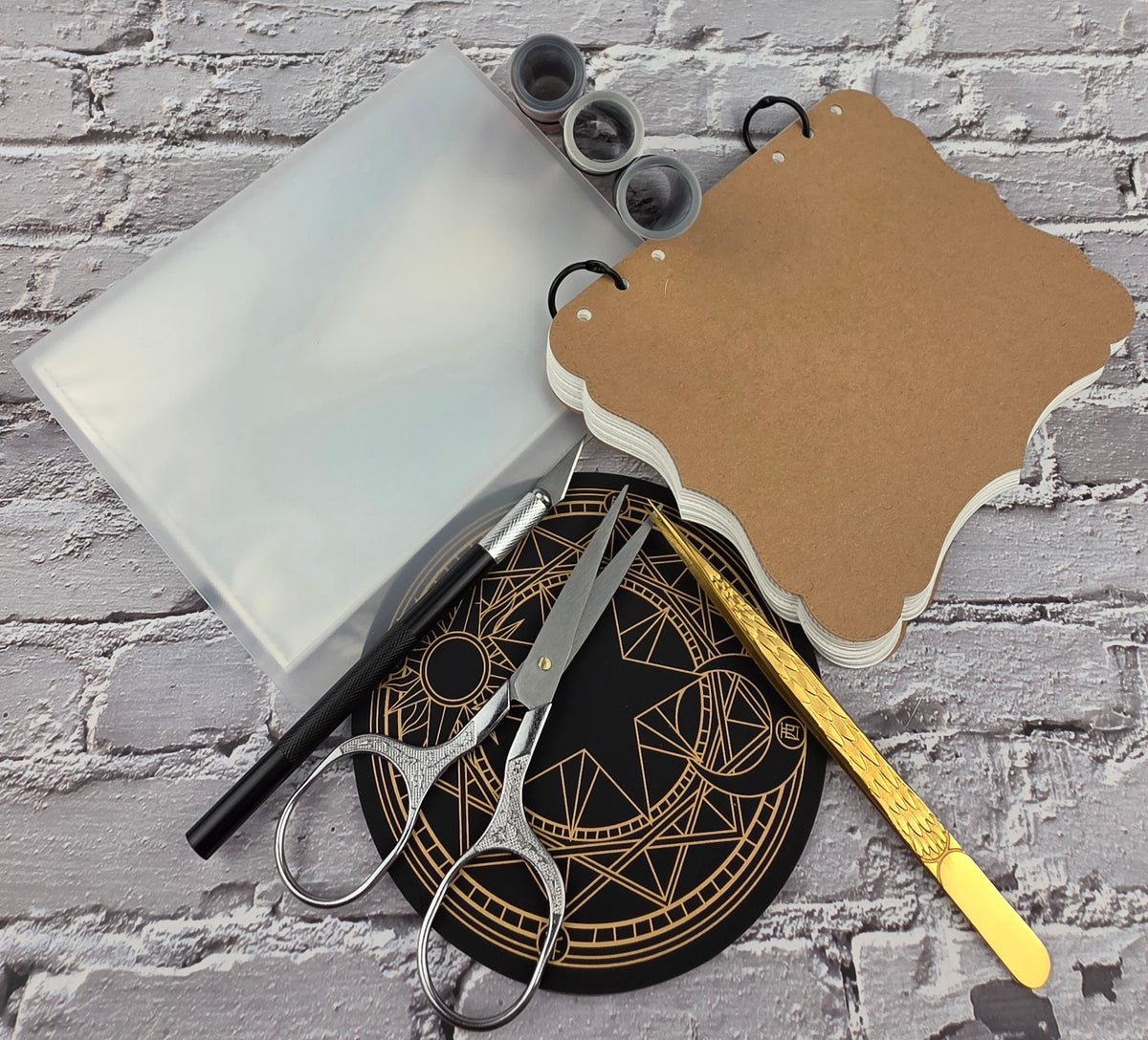 Scrapbook Starter Set inkl. Mystery Box PET Tapes 7cm x 1,50m