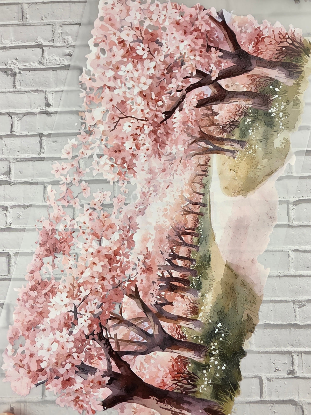 XL PET Tape 3D Stickerband Cherry Blossom 12cm x 1,50m