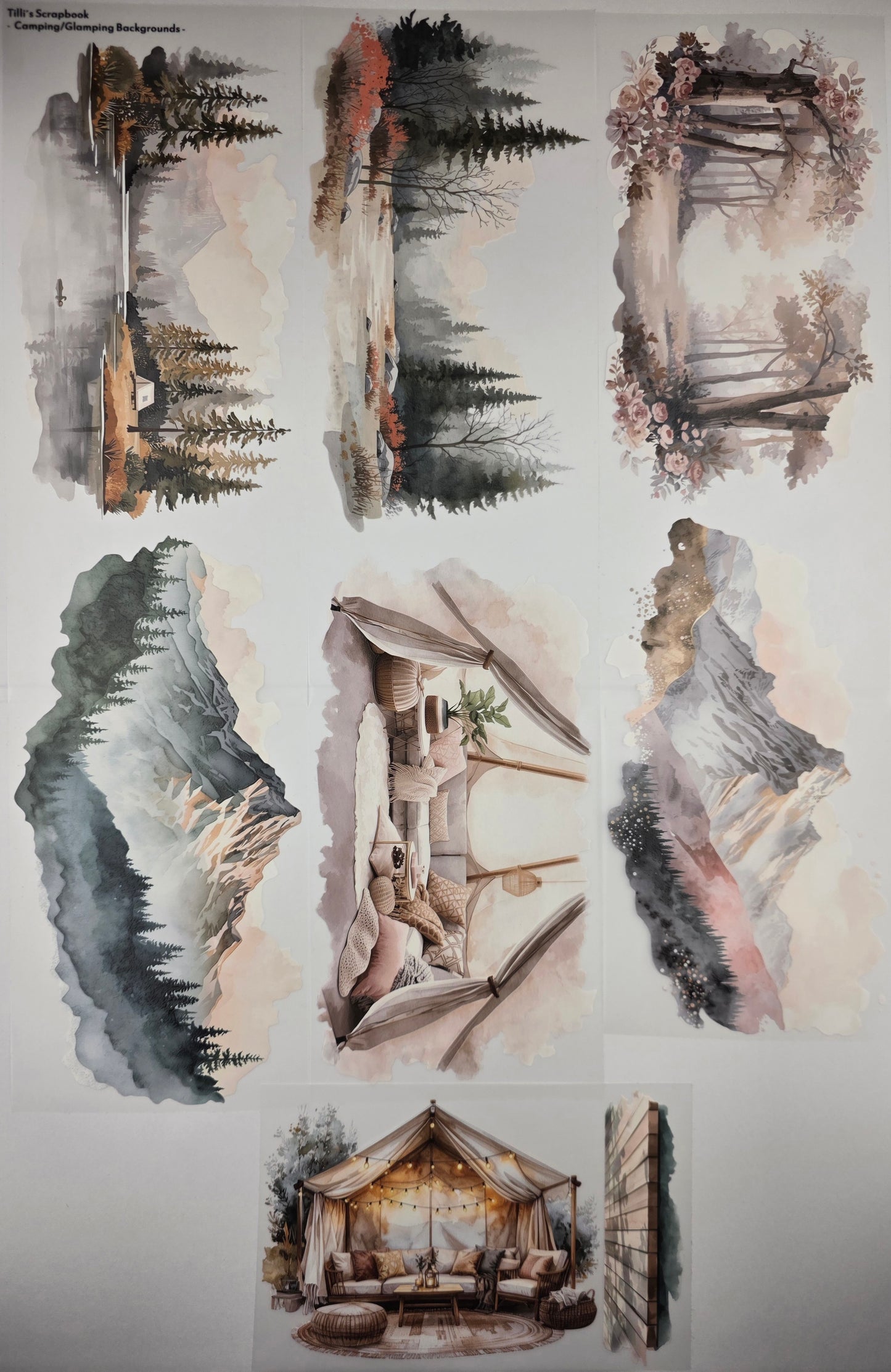 PET Tape 5er Set XL Stickerbänder Bundle 12cm x 1,50m -Kollektion Februar 2026-