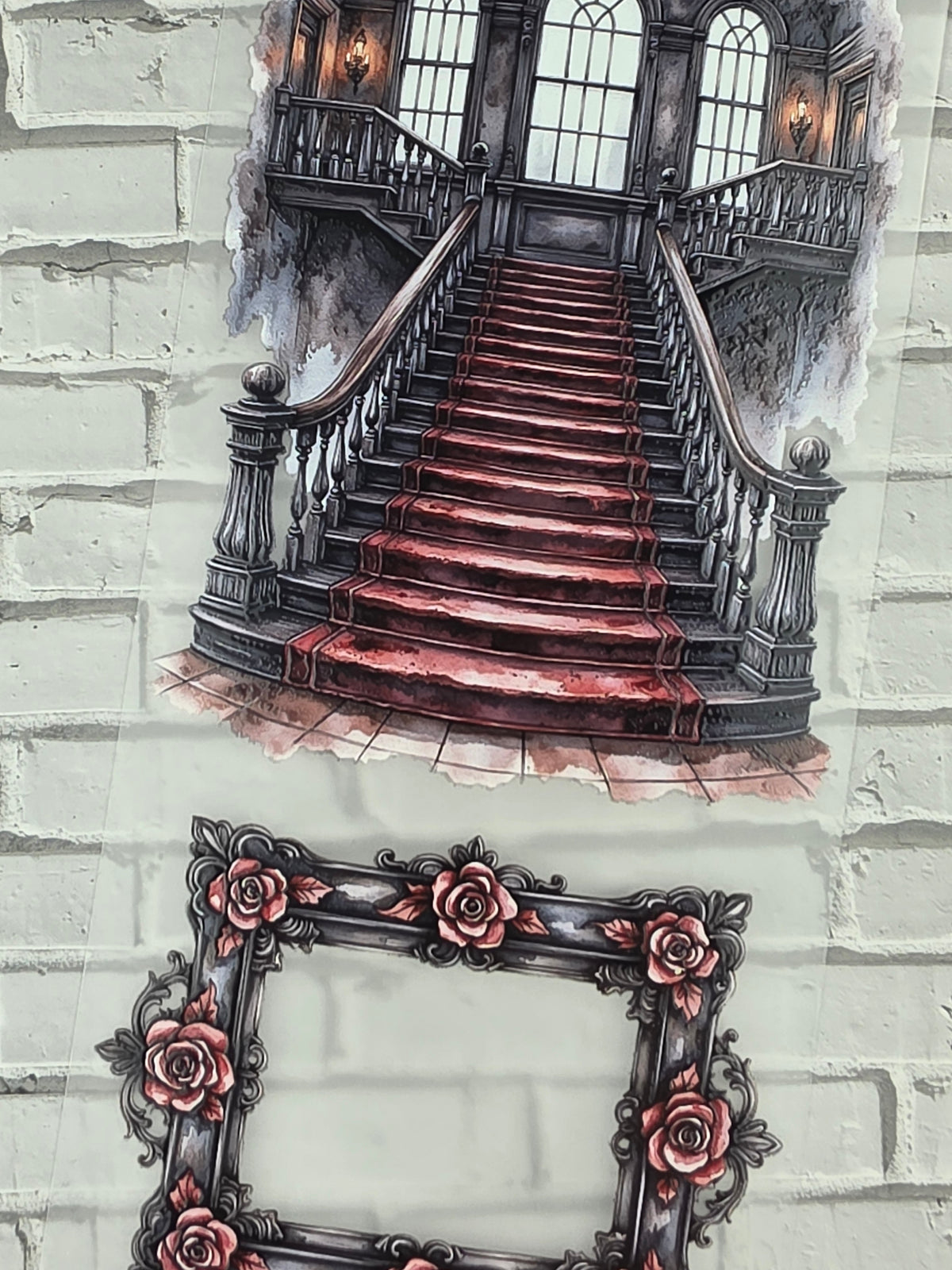 PET Tape 3D Stickerband Horror Mansion 7cm x 1,50m