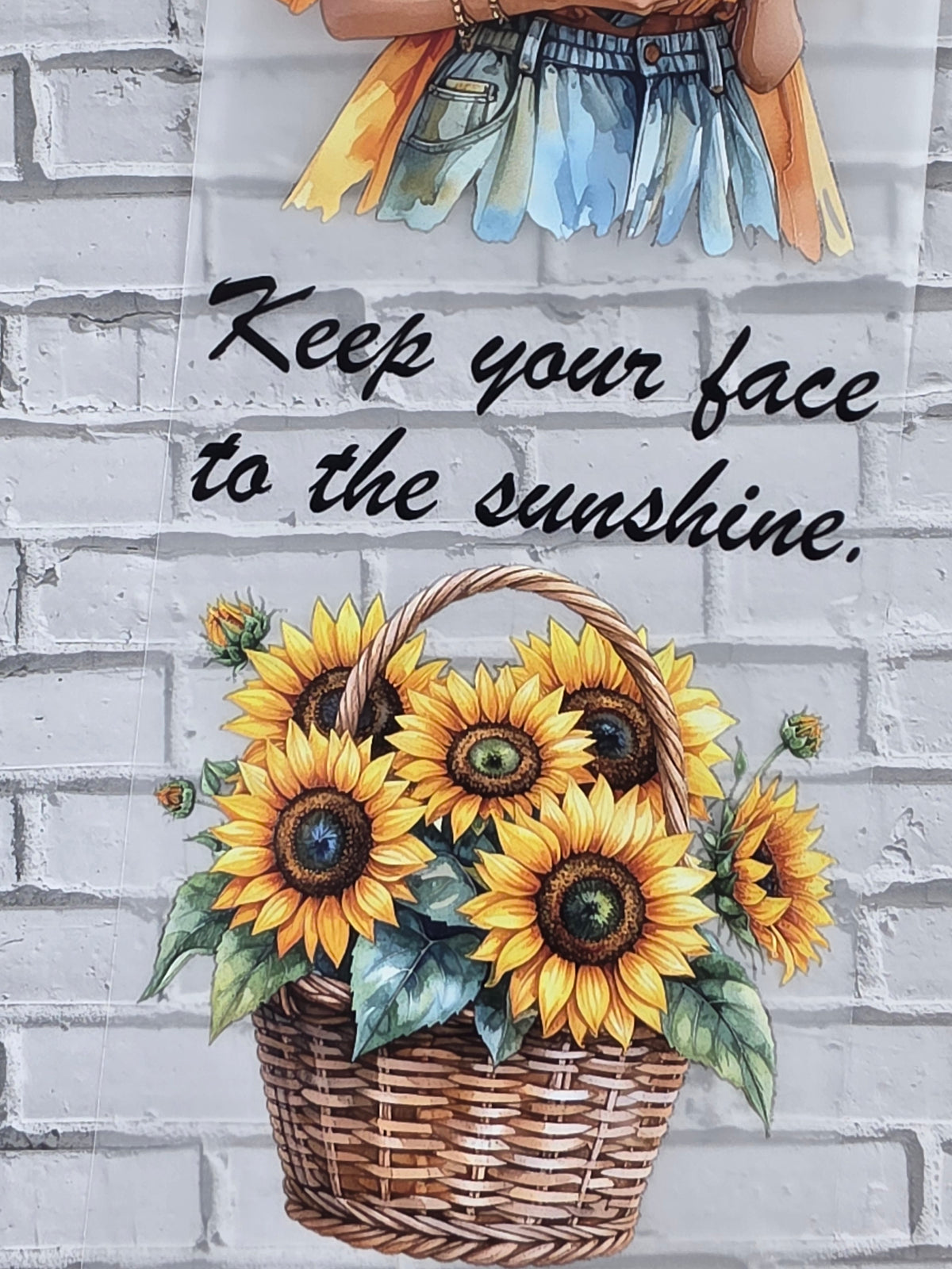 PET Tape 3D Stickerband Sunflower 7cm x 1,50m