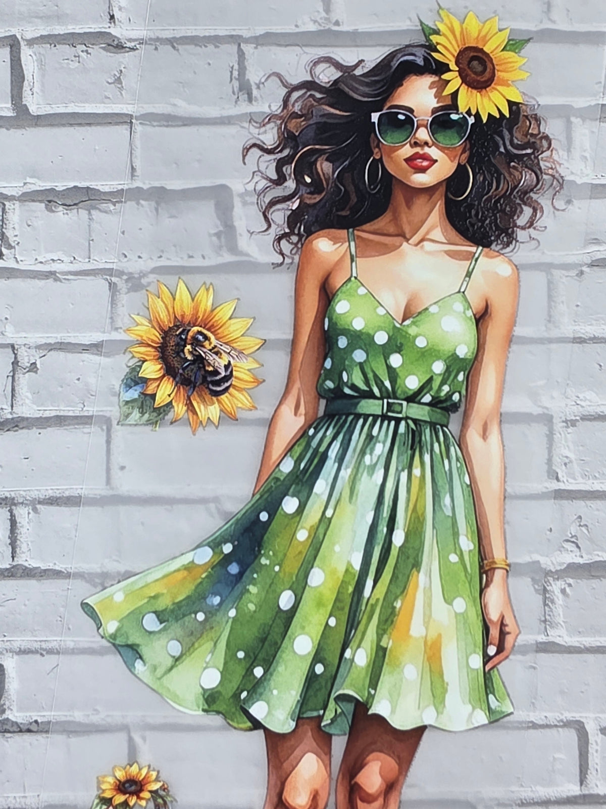 PET Tape 3D Stickerband Sunflower 7cm x 1,50m