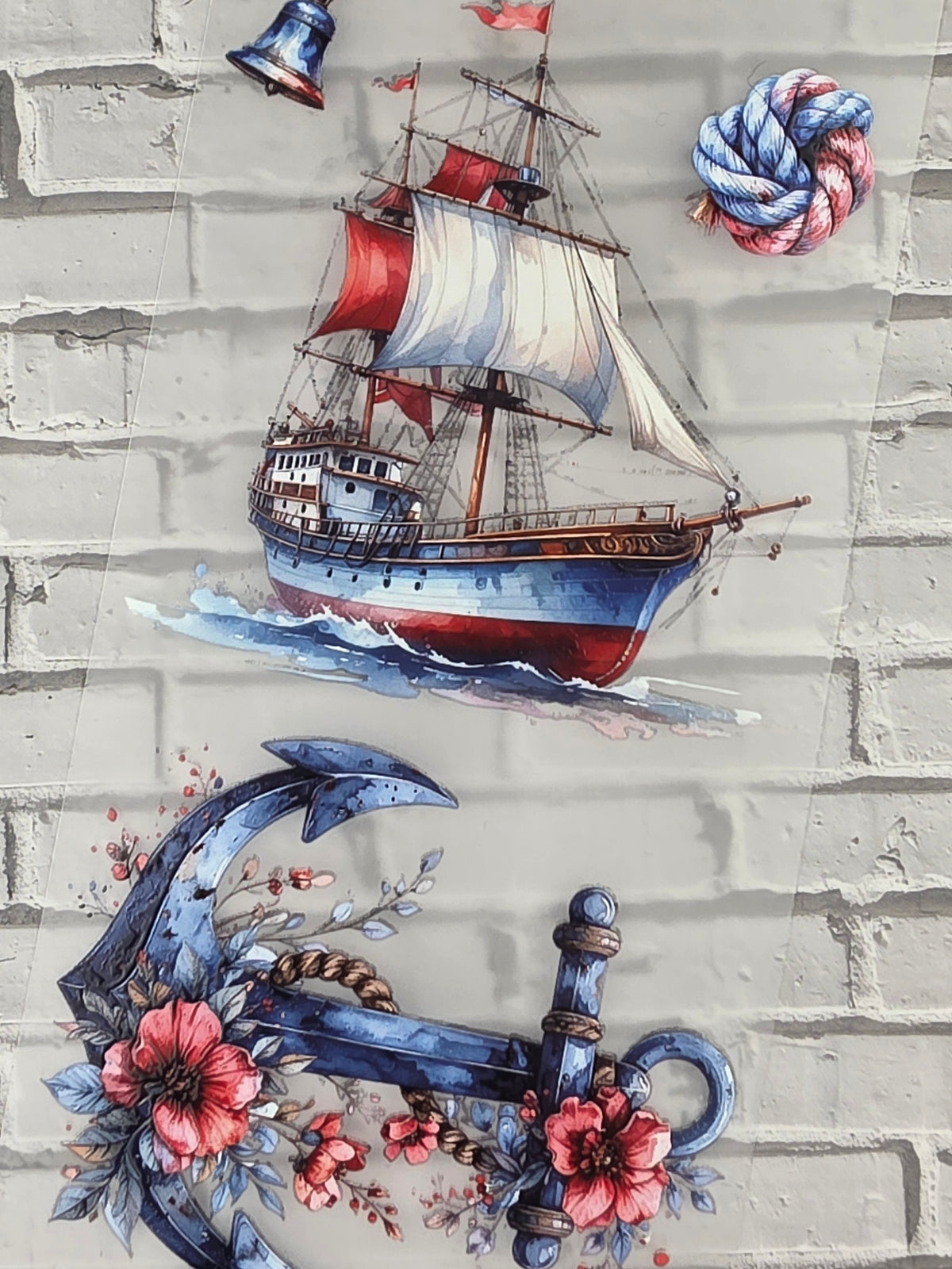 PET Tape 3D Stickerband Sailing 7cm x 1,50m