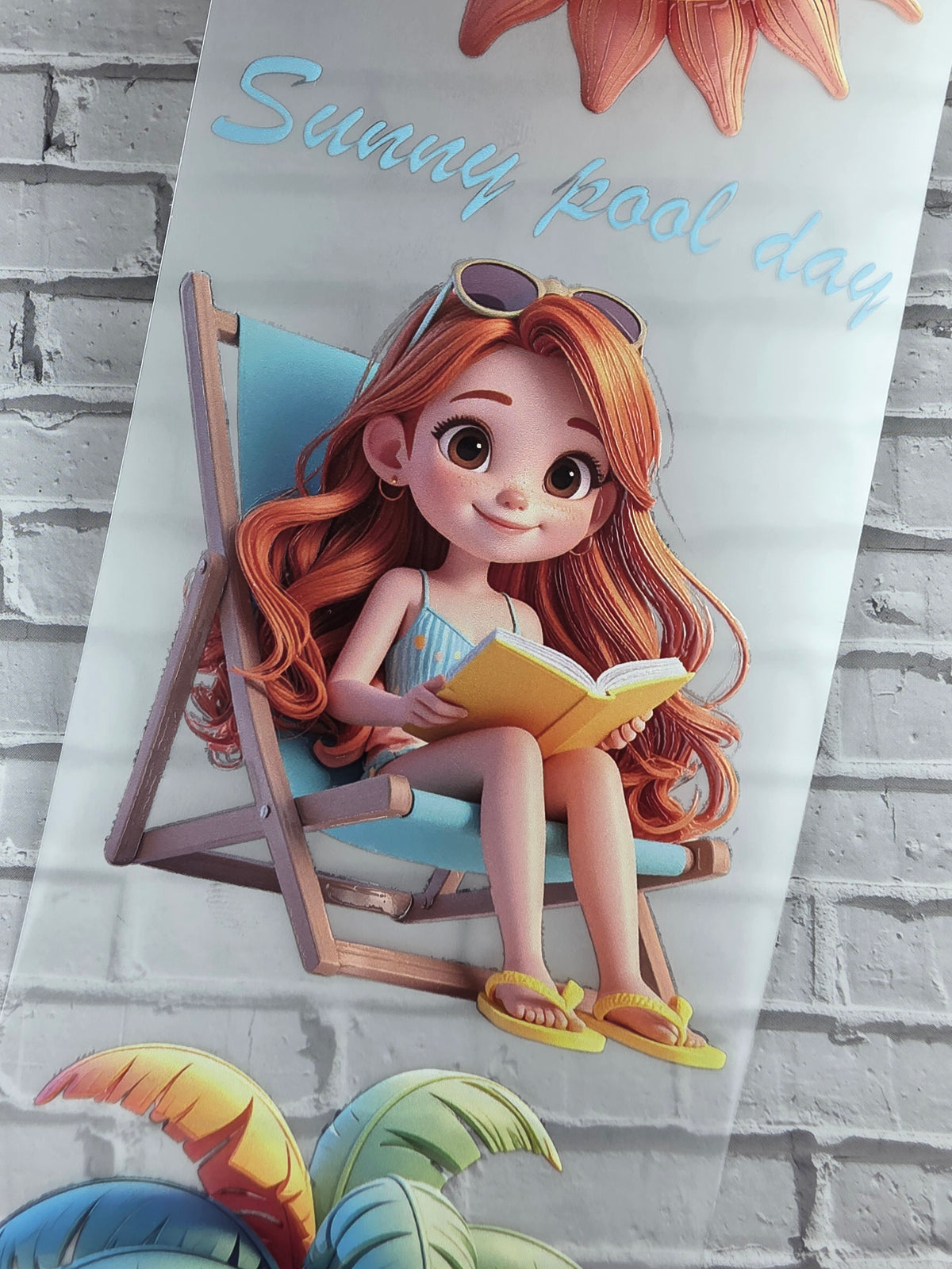 PET Tape 3D Stickerband Rosi´s bathing fun 7cm x 1,50m