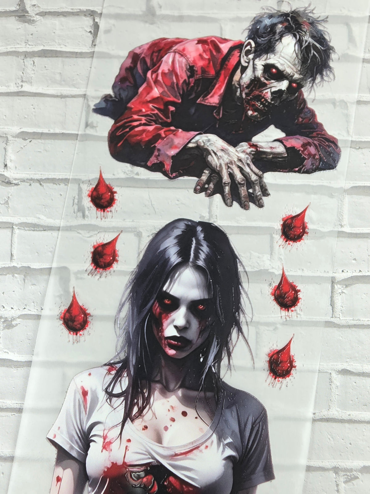 PET Tape 3D Stickerband Zombie apocalypse 7cm x 1,50m
