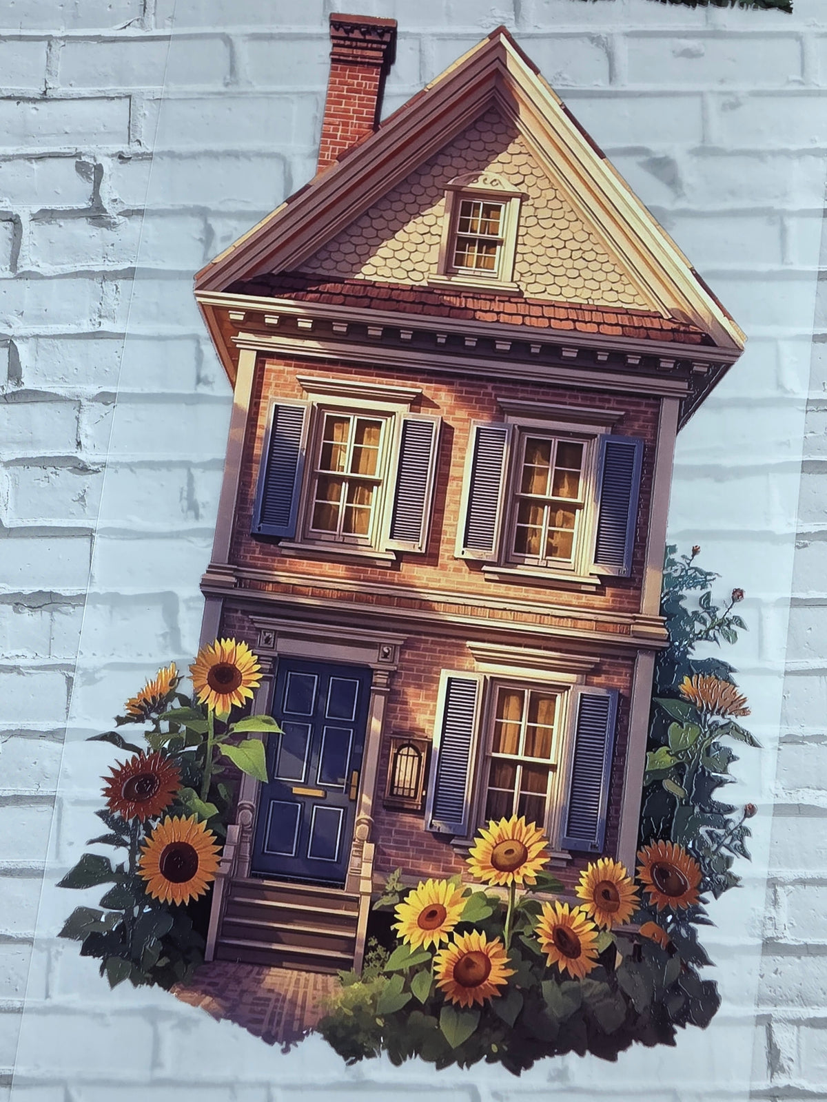 PET Tape XL 3D Stickerband Summer houses 12cm x 1,50m