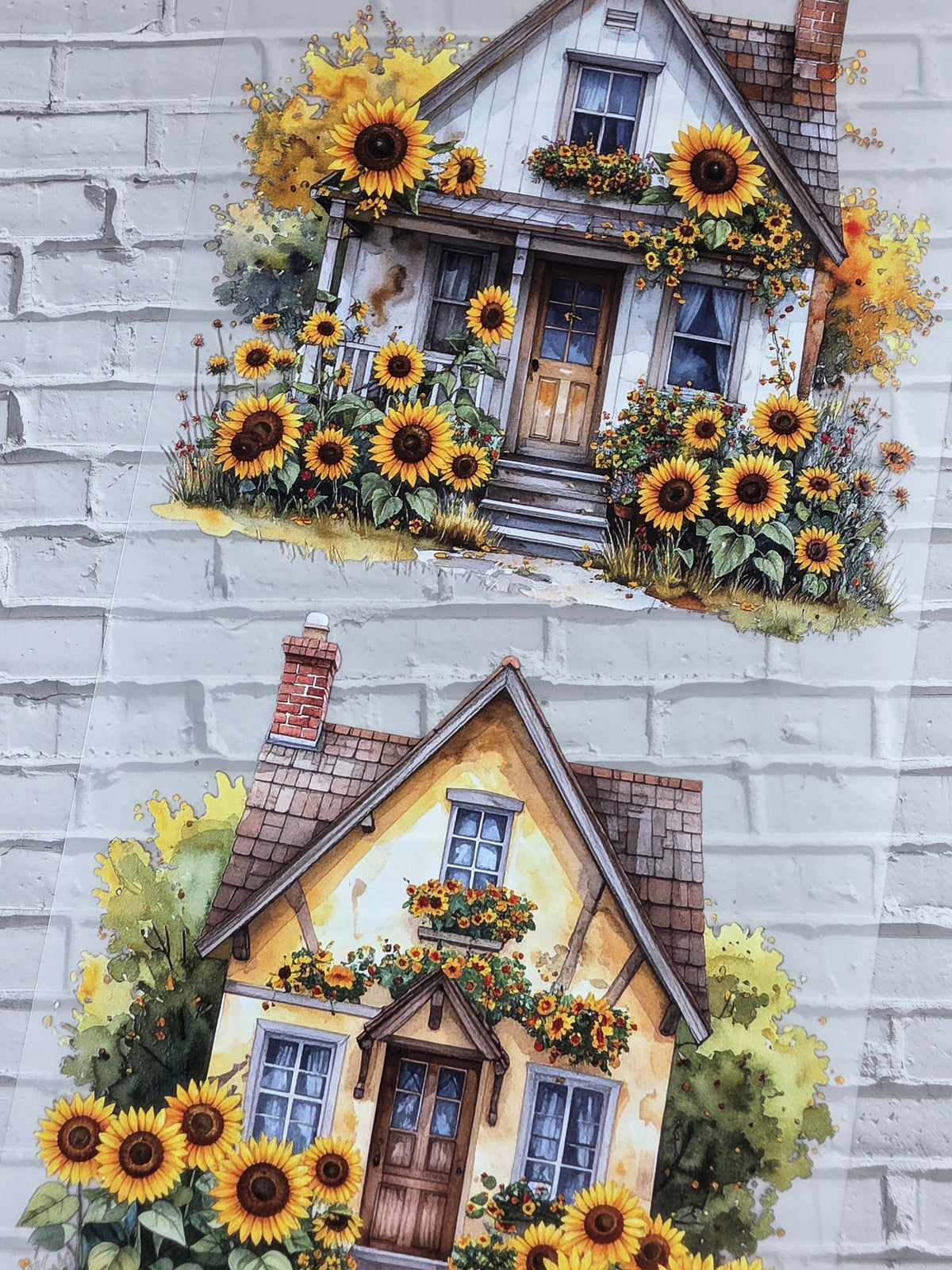 PET Tape XL 3D Stickerband Summer houses 12cm x 1,50m