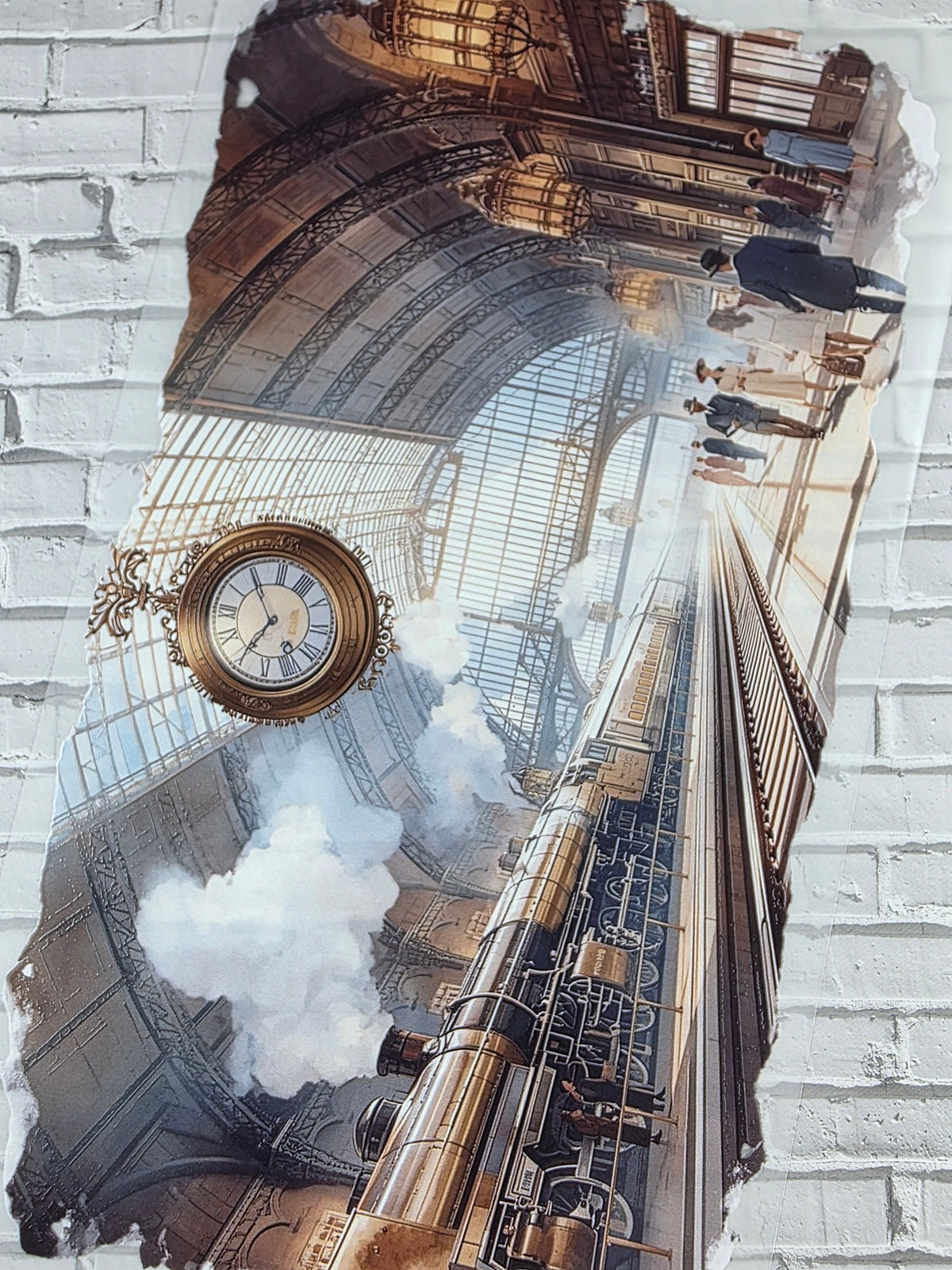 PET Tape XL 3D Stickerband Steampunk City 12cm x 1,50m