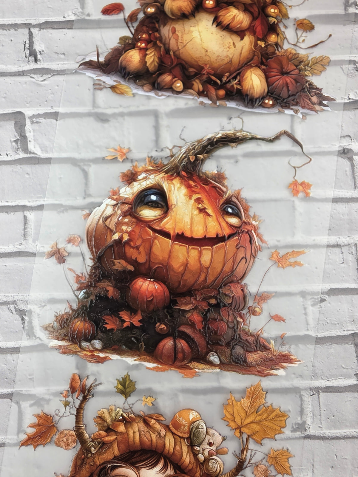 PET Tape 3D Stickerband Fairy Autumn 7cm x 1,50m