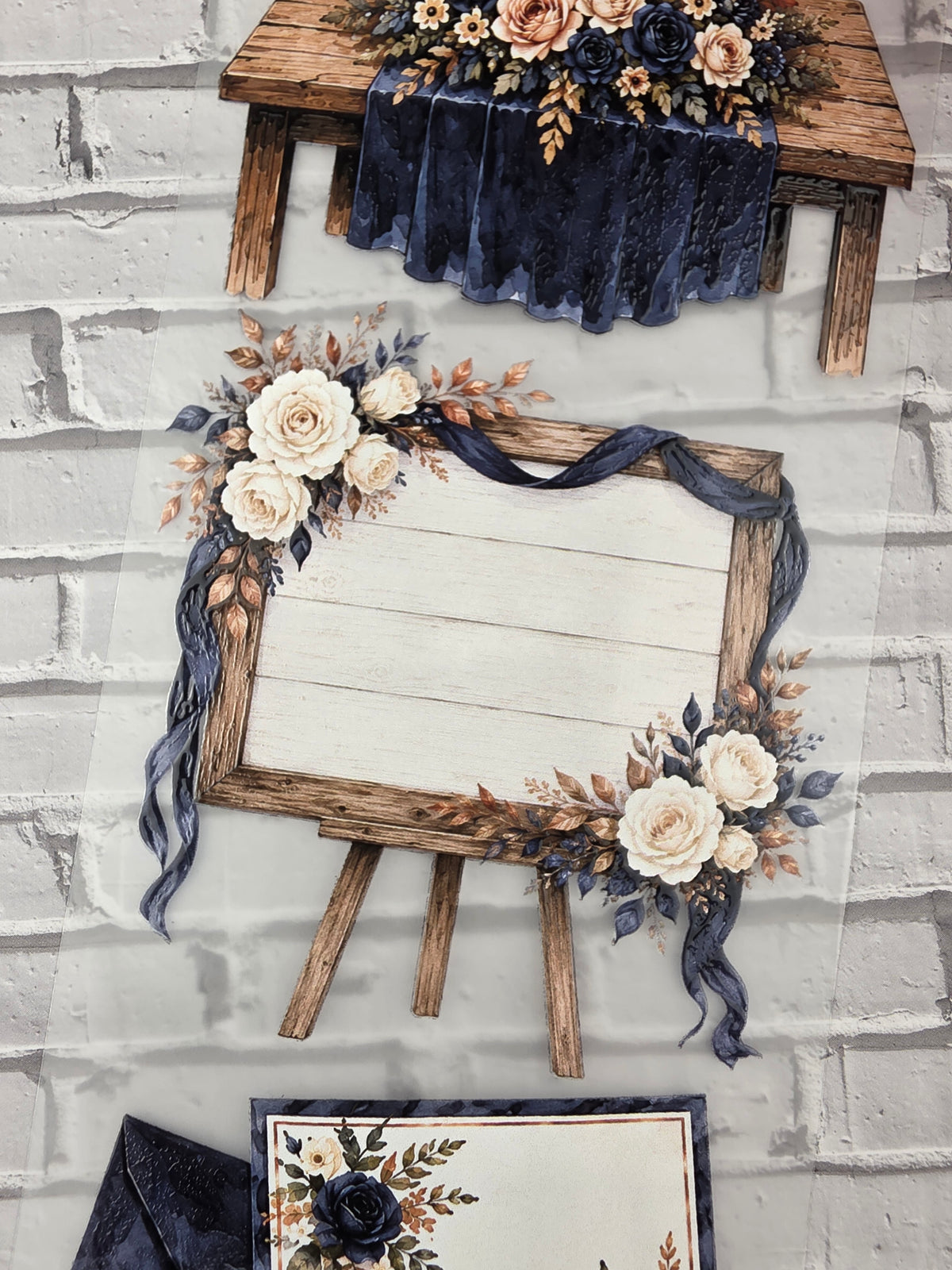 PET Tape 3D Stickerband Rustic Barn Wedding 7cm x 1,50m