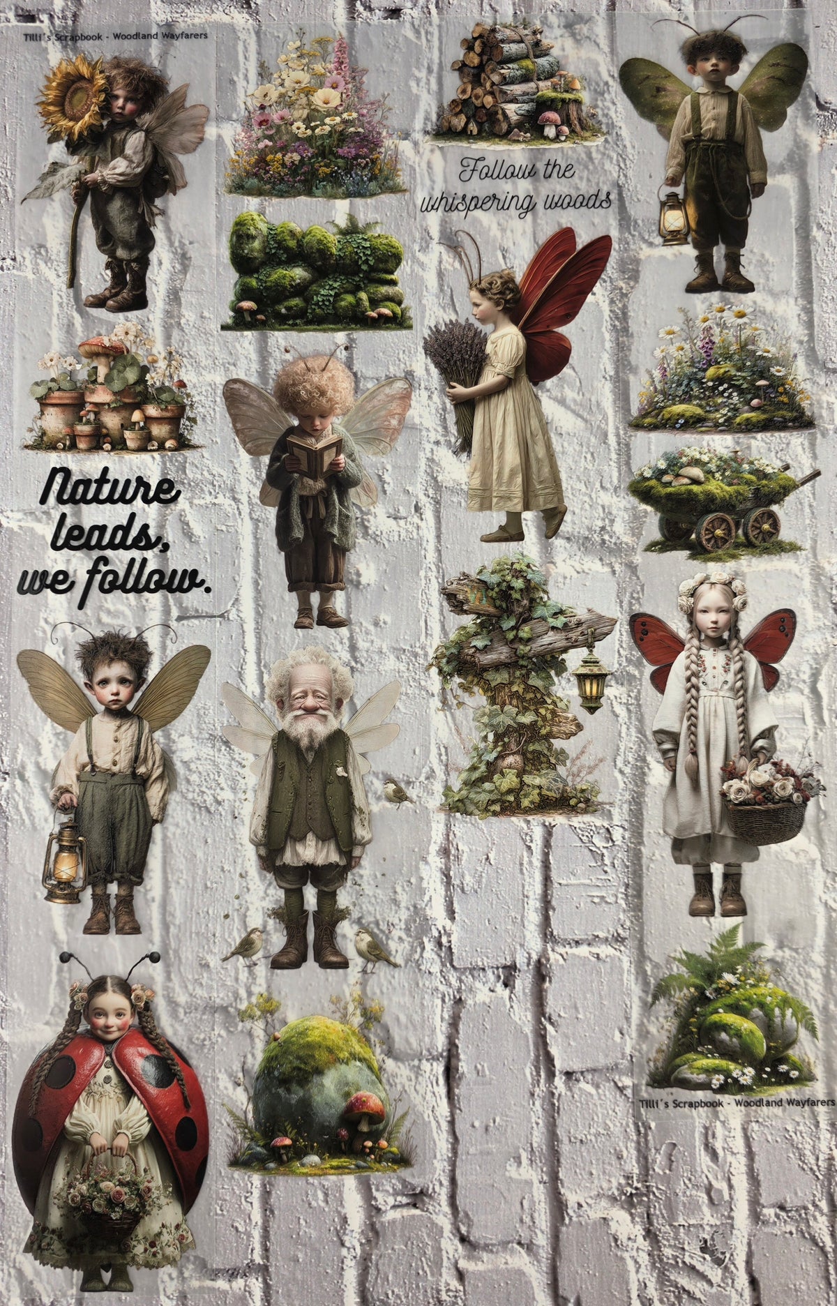 PET Tape matt 3D Stickerband Woodland Wayfarers 7cm x 1,50m