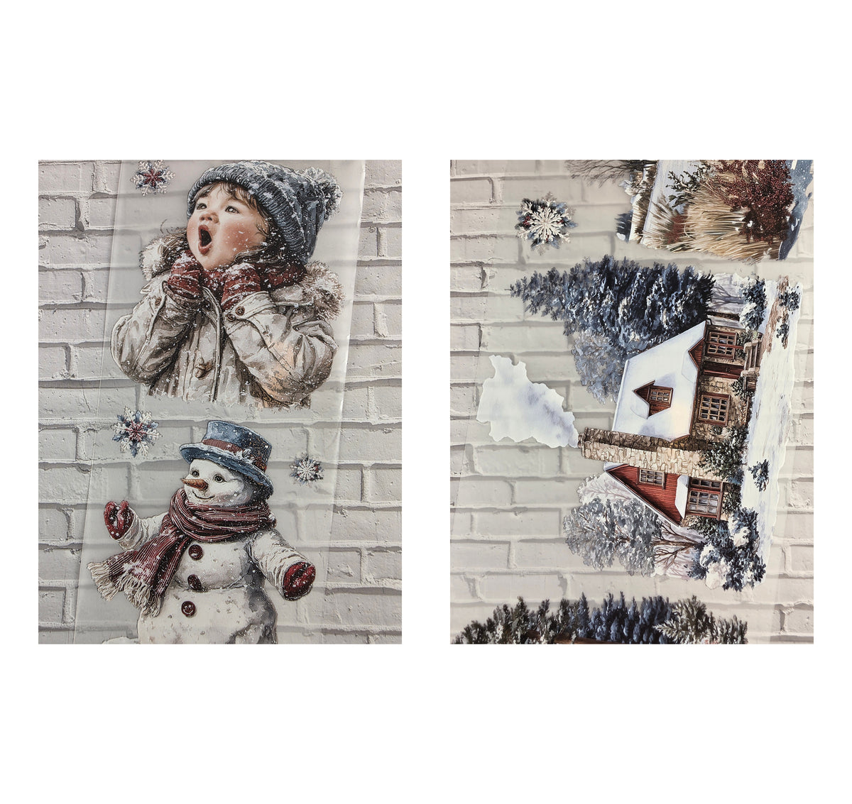 2er Set PET Tape SNOW DAY 3D Stickerbänder Bundle