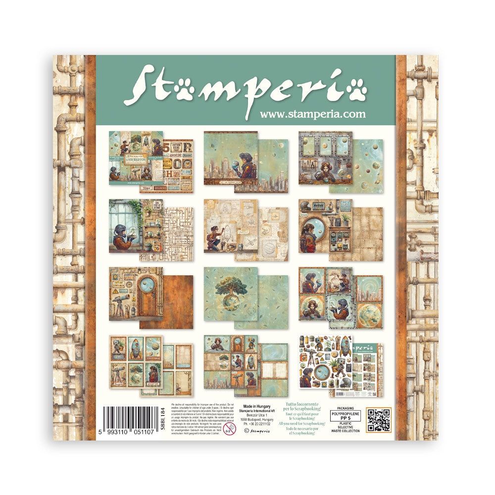 Stamperia Scrapbooking Block - A New Beginning - 30,5x30,5cm 10 Blatt Paper Pad