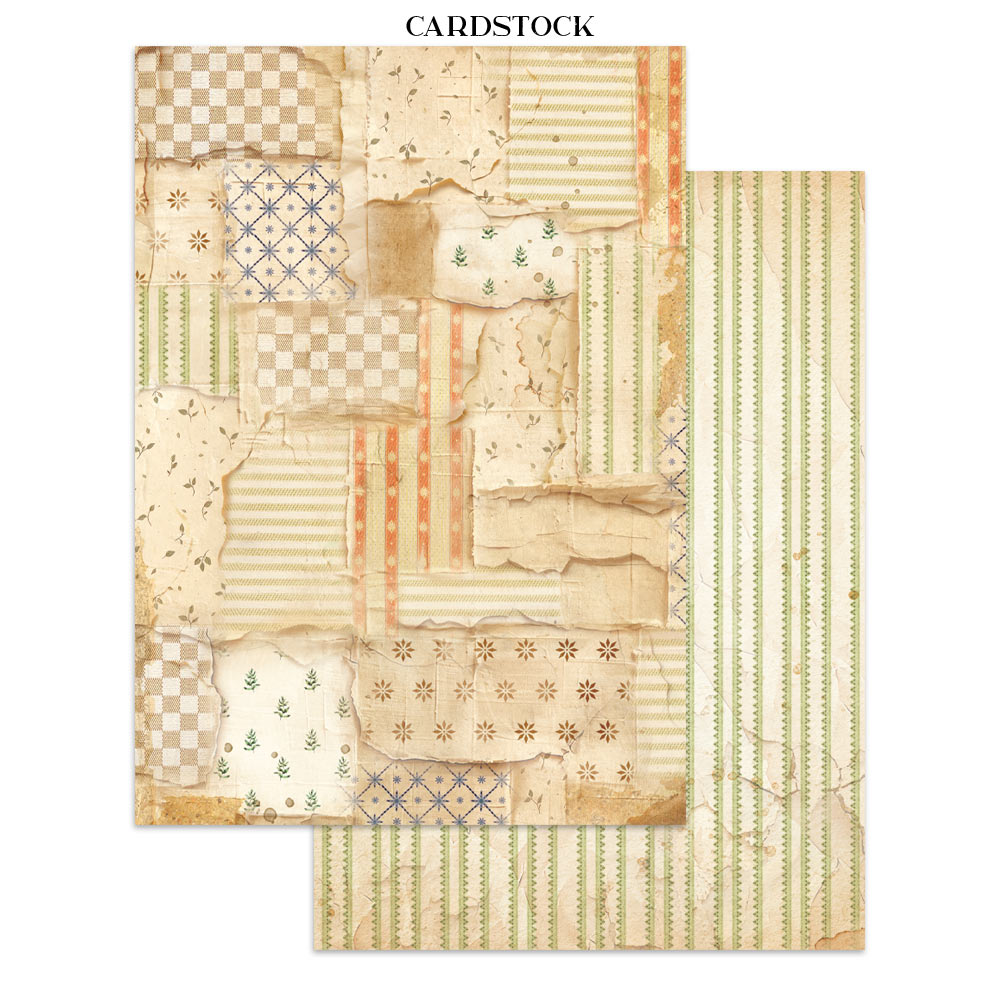 Stamperia Junk Journal - Silent Night - 21x29,7cm - Backgrounds - Sticker - Cut Outs