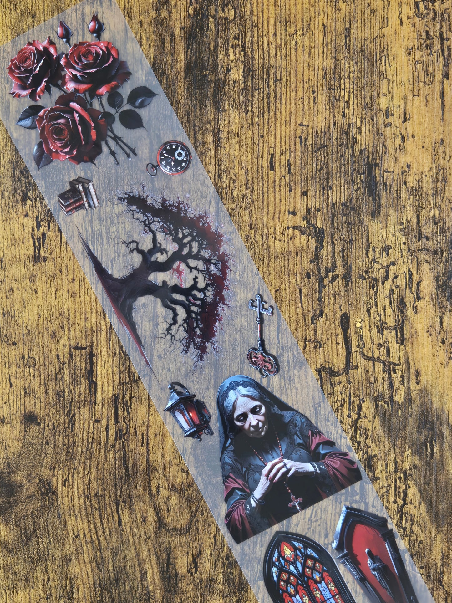 PET Tape Stickerband 2er Set Halloween & Gothic Bundle 7cm x 1,50m