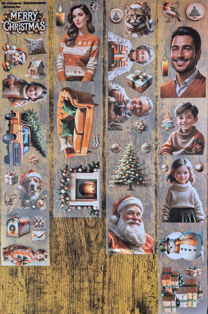 PET Tape Stickerband Weihnachtsabend / Christmas Eve 7cm x 1,50m