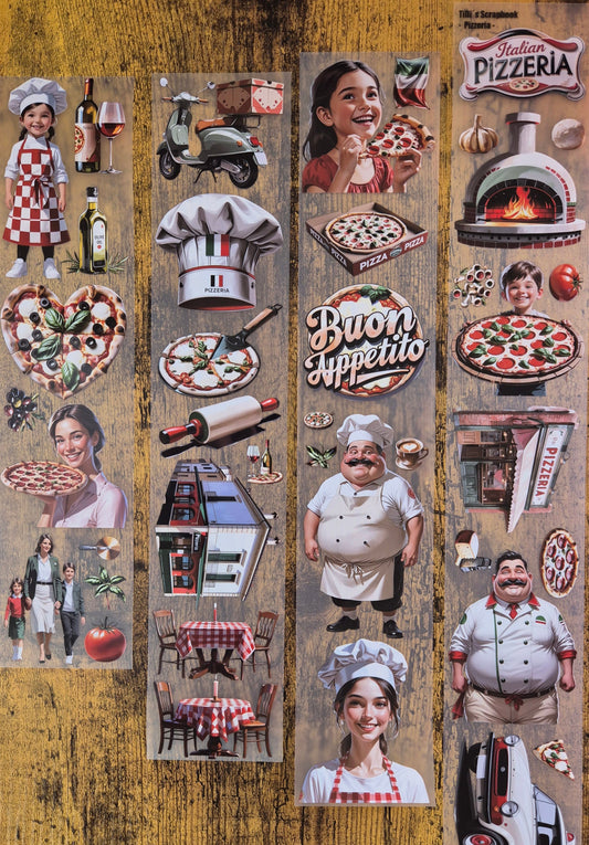 PET Tape Stickerband Pizzeria 7cm x 1,50m