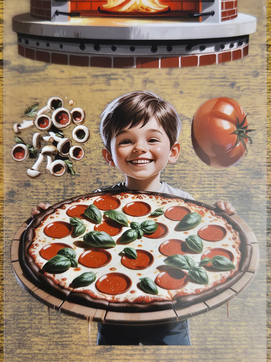 PET Tape Stickerband Pizzeria 7cm x 1,50m