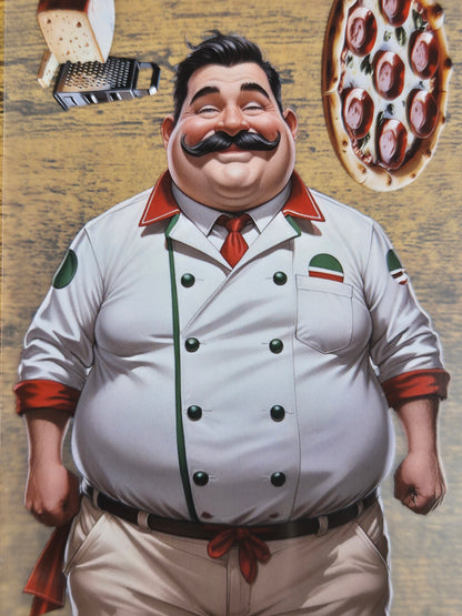 PET Tape Stickerband Pizzeria 7cm x 1,50m