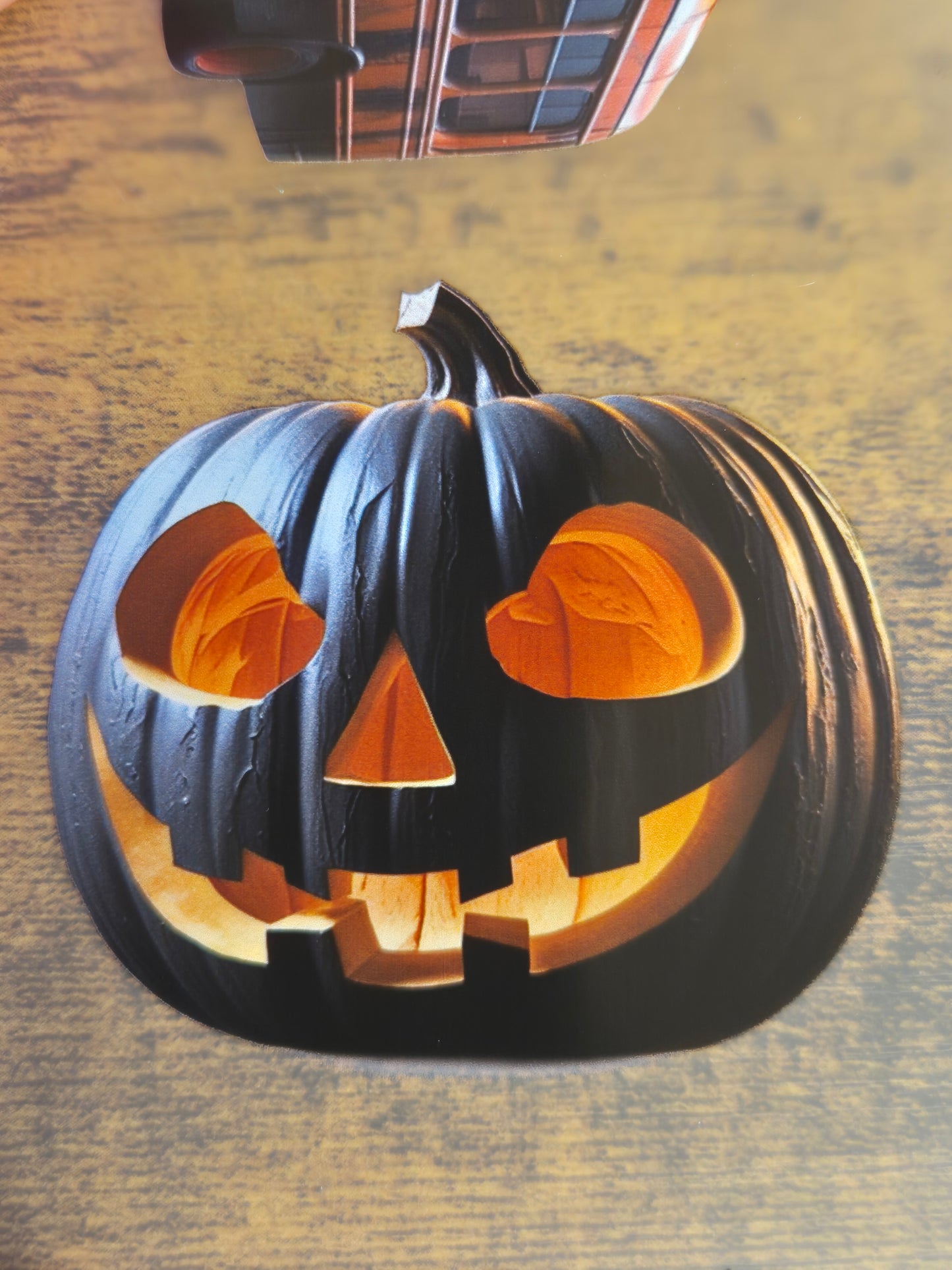 PET Tape Stickerband Halloween black/orange 7cm x 1,50m