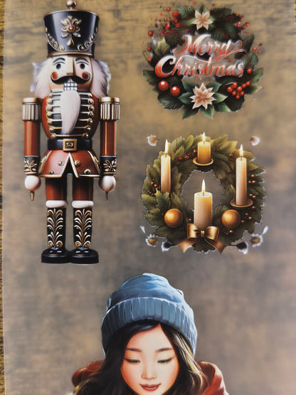 PET Tape Stickerband 6er Set Weihnachten Bundle