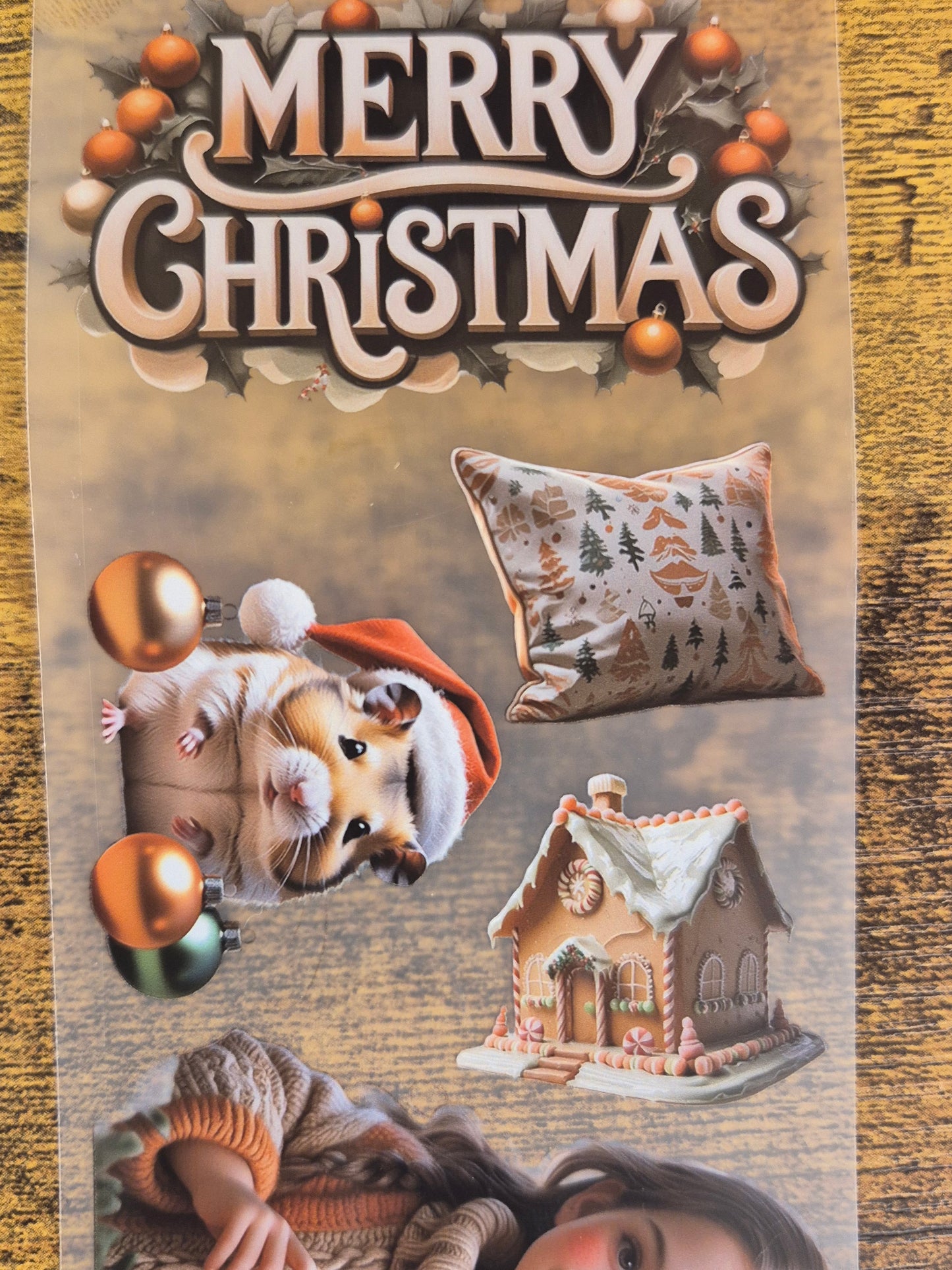 PET Tape Stickerband Weihnachtsabend / Christmas Eve 7cm x 1,50m