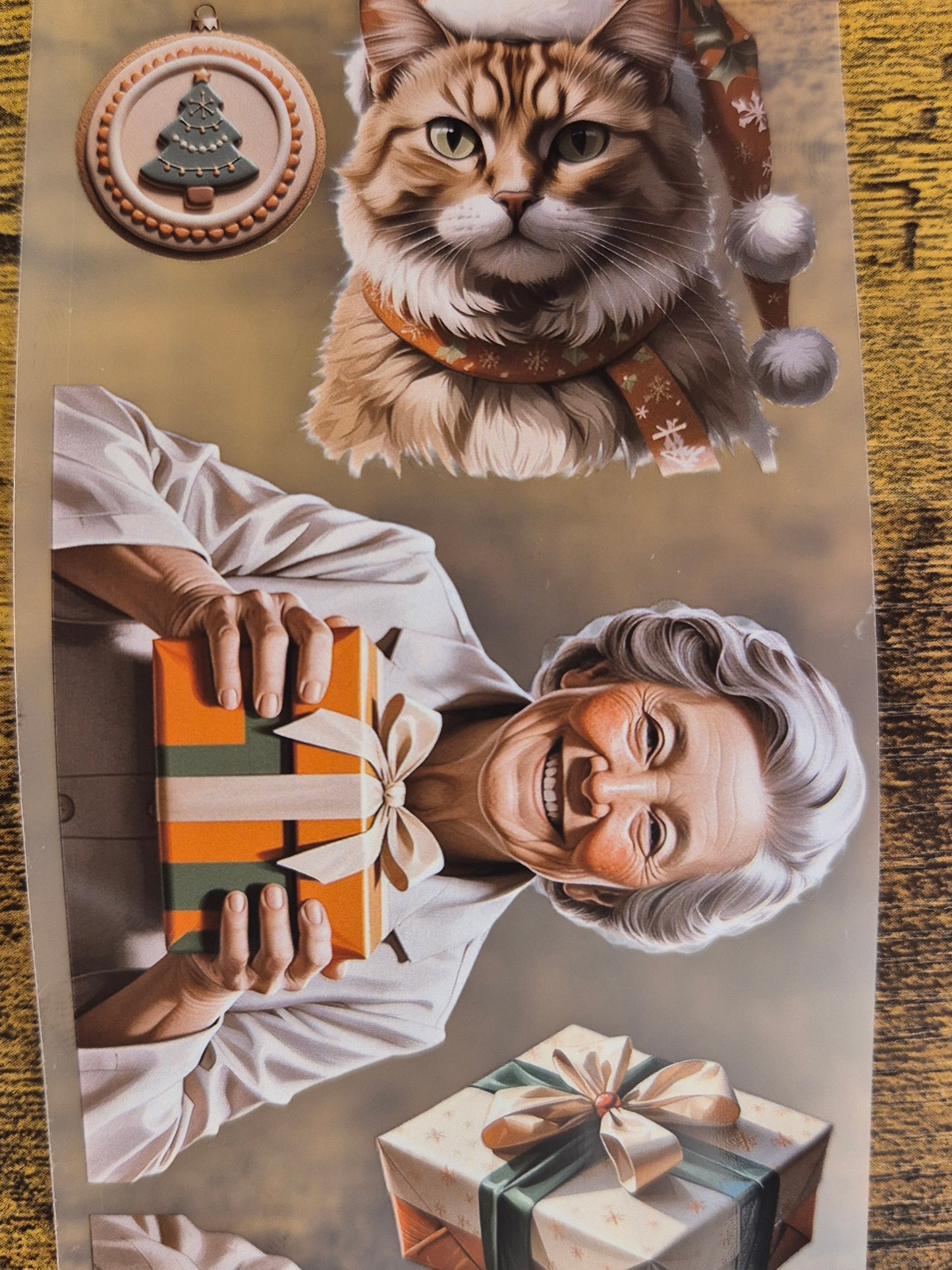 PET Tape Stickerband Weihnachtsabend / Christmas Eve 7cm x 1,50m