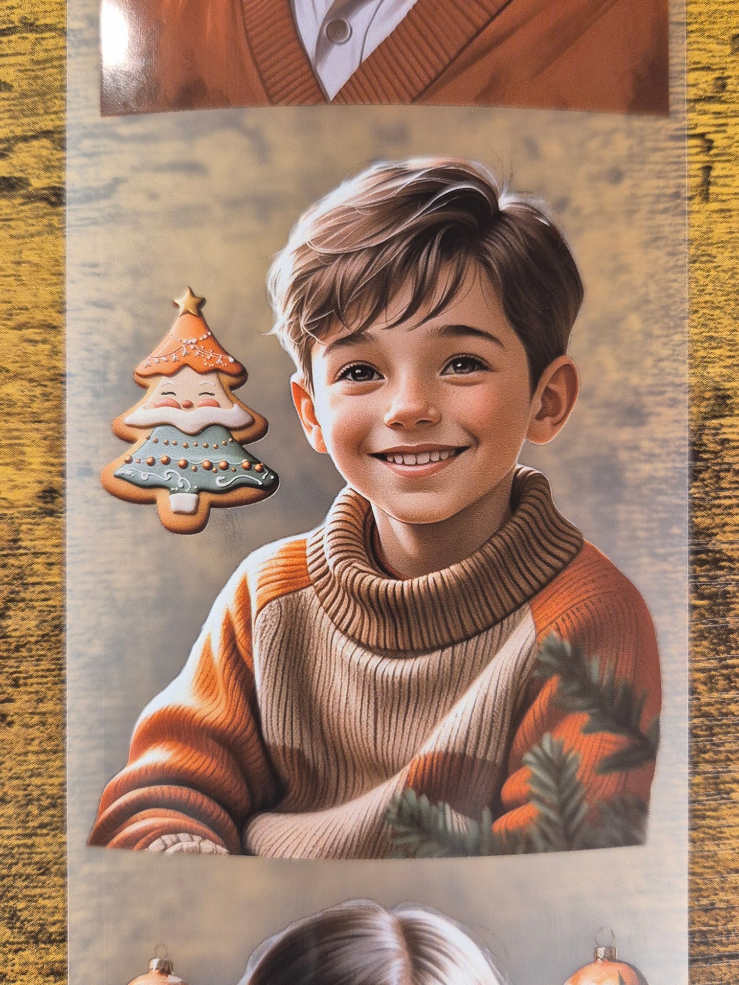 PET Tape Stickerband Weihnachtsabend / Christmas Eve 7cm x 1,50m