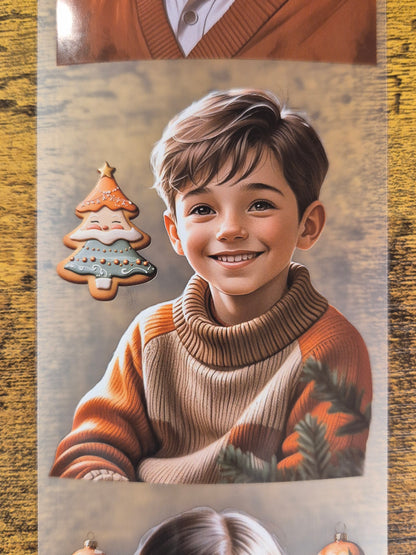 PET Tape Stickerband Weihnachtsabend / Christmas Eve 7cm x 1,50m