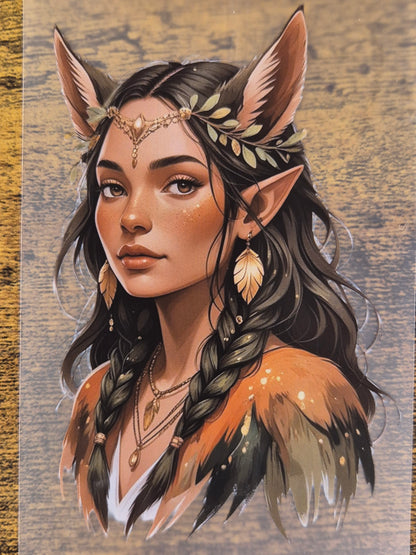 PET Tape Stickerband Zauberwald / Magical Forest 7cm x 1,50m