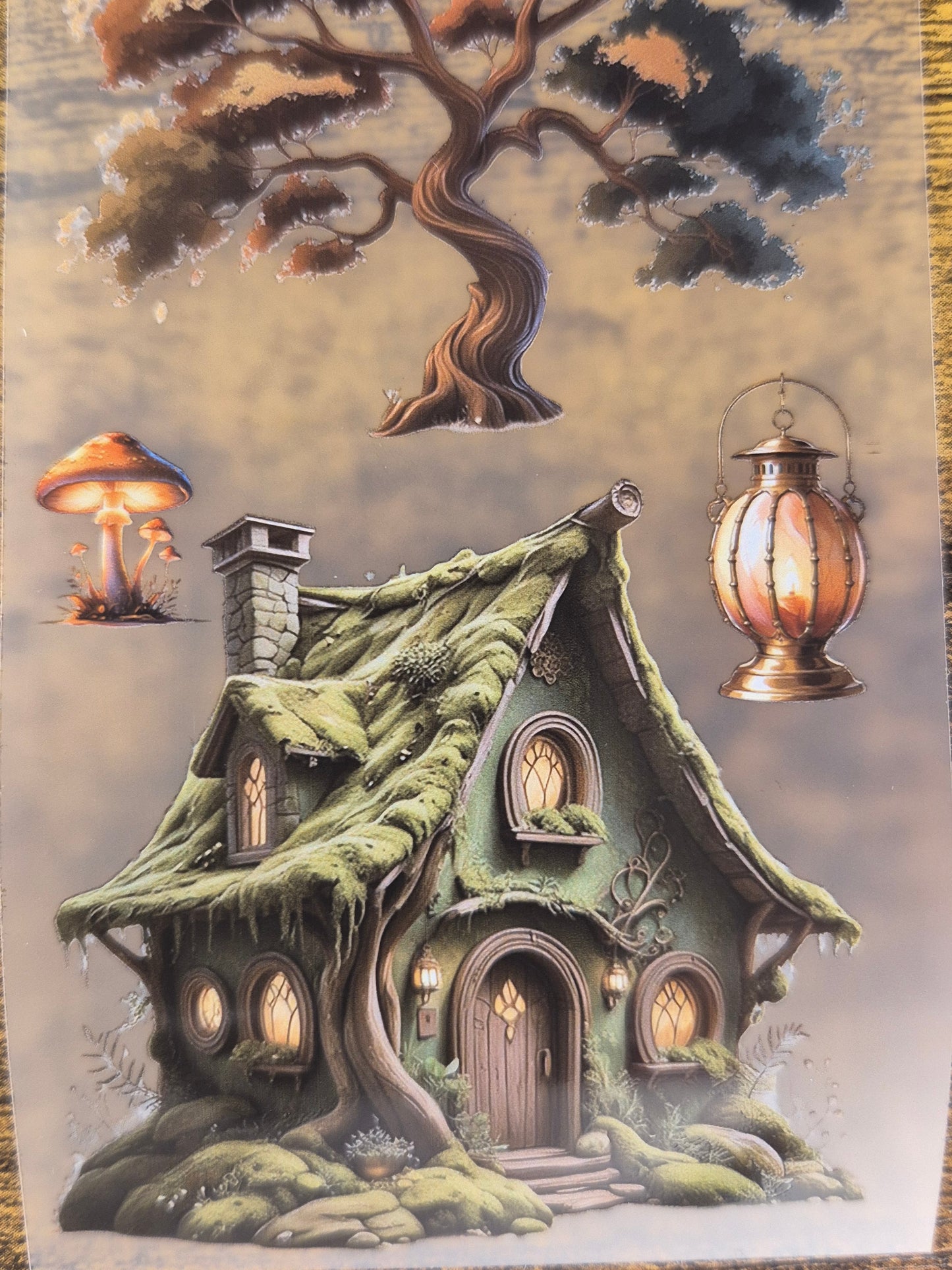 PET Tape Stickerband Zauberwald / Magical Forest 7cm x 1,50m