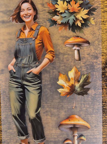 PET Tape Stickerband Herbst/Autumn  7cm x 1,50m