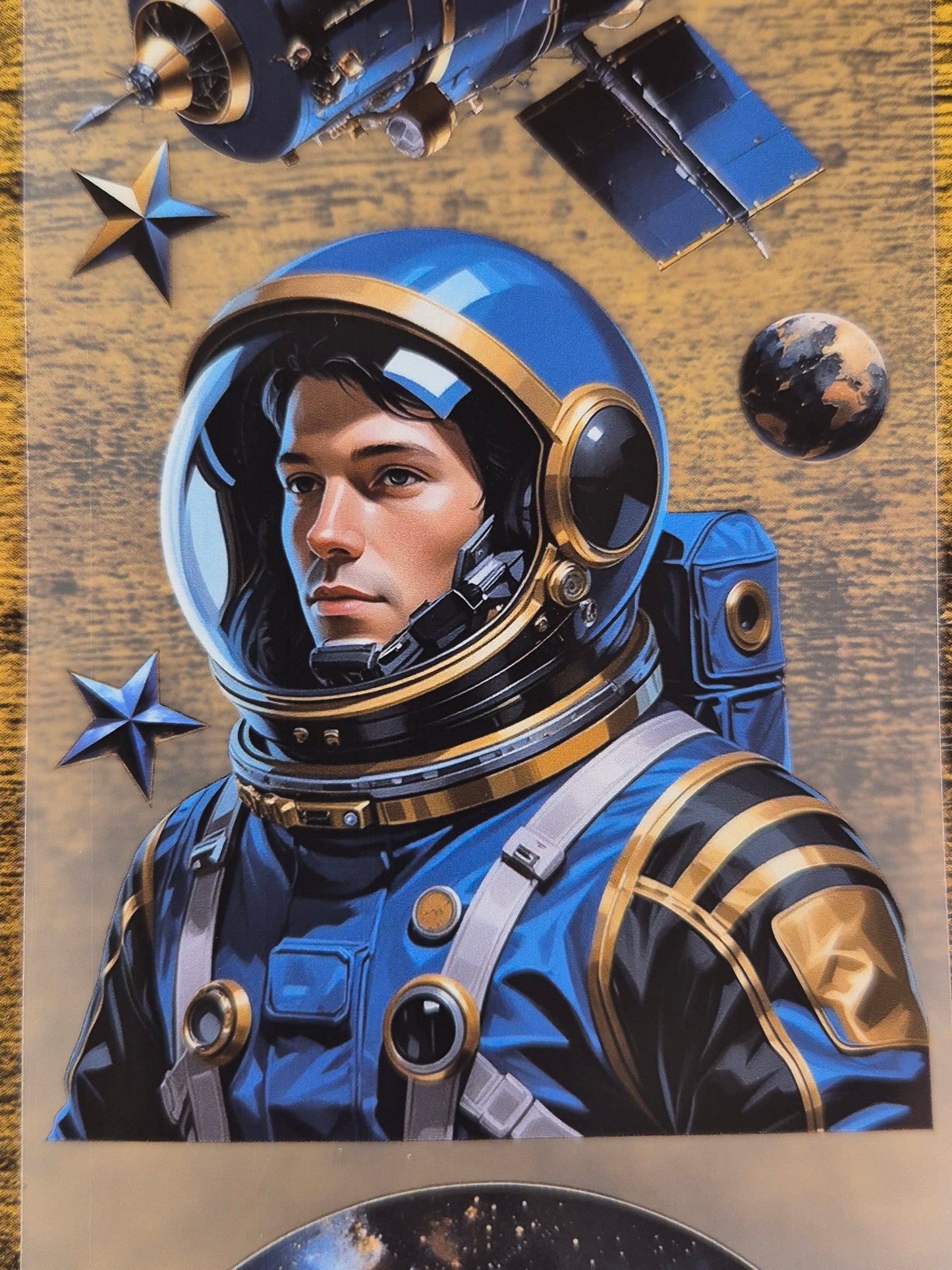 PET Tape Stickerband Weltall / Space 7cm x 1,50m