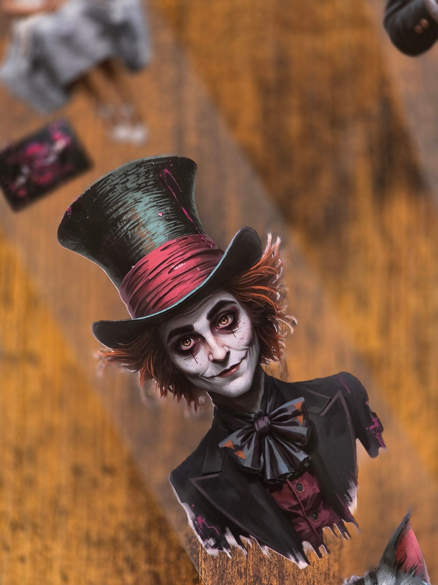 PET Tape Stickerband Wunderland mit Alice 7cm x 1,50m