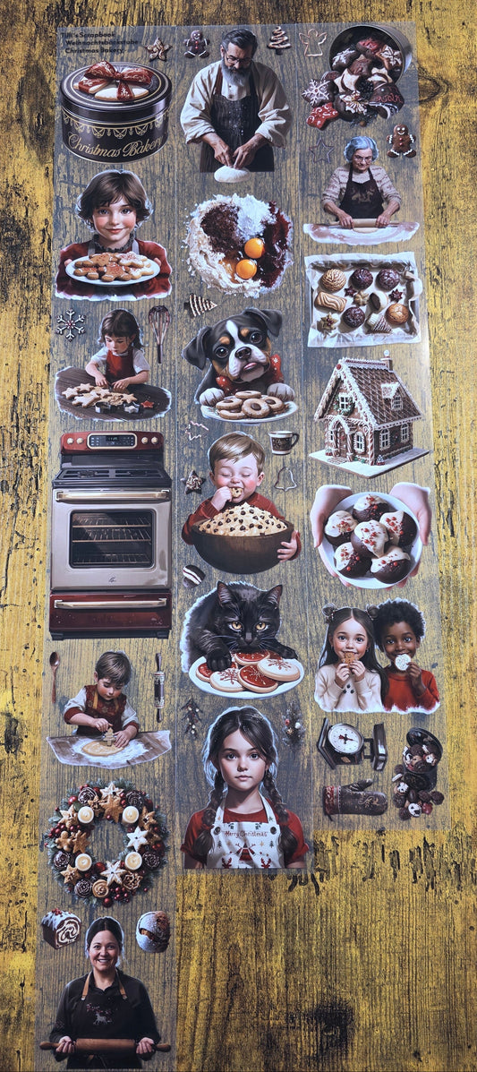 PET Tape Stickerband Weihnachtsbäckerei / Christmas Bakery  7cm x 1,50m