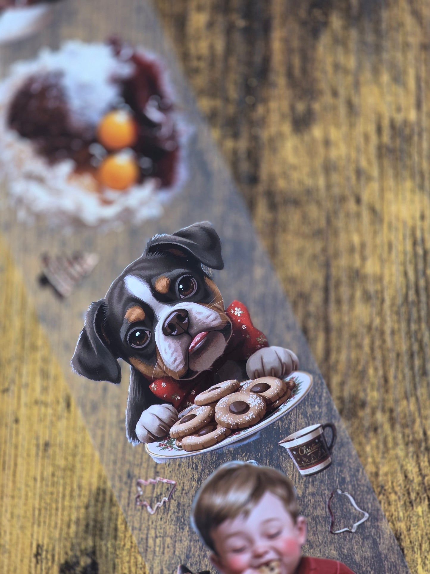 PET Tape Stickerband Weihnachtsbäckerei / Christmas Bakery  7cm x 1,50m