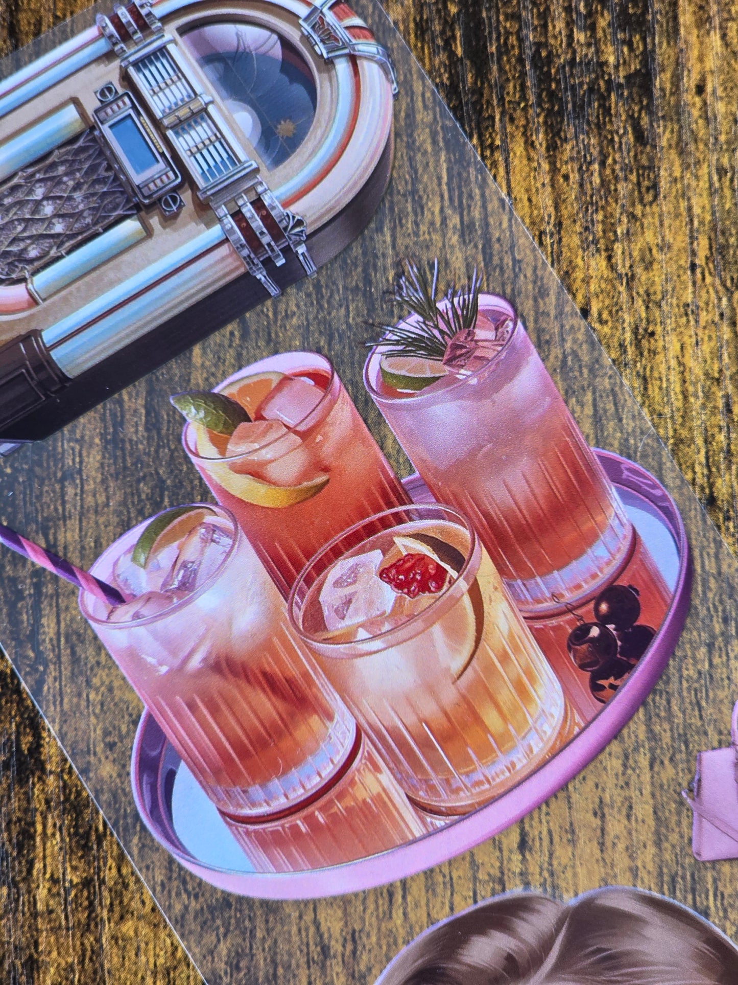 PET Tape Stickerband 4er Set Vintage Bundle 7cm x 1,50m