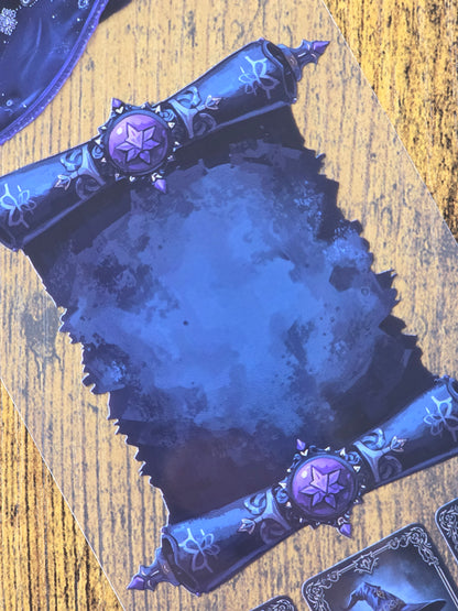 PET Tape Stickerband Midnight Wizard 7cm x 1,50m