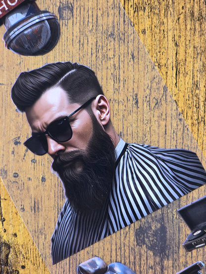 PET Tape Stickerband Barbershop 7cm x 1,50m