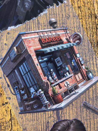 PET Tape Stickerband Barbershop 7cm x 1,50m